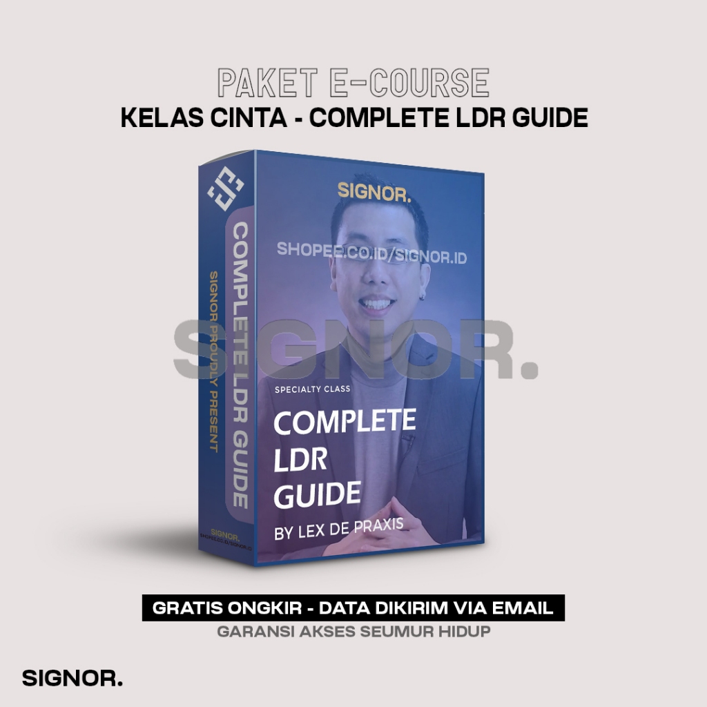 Jual Kelas Cinta Complete LDR Guide Panduan Praktis Untuk Hubungan