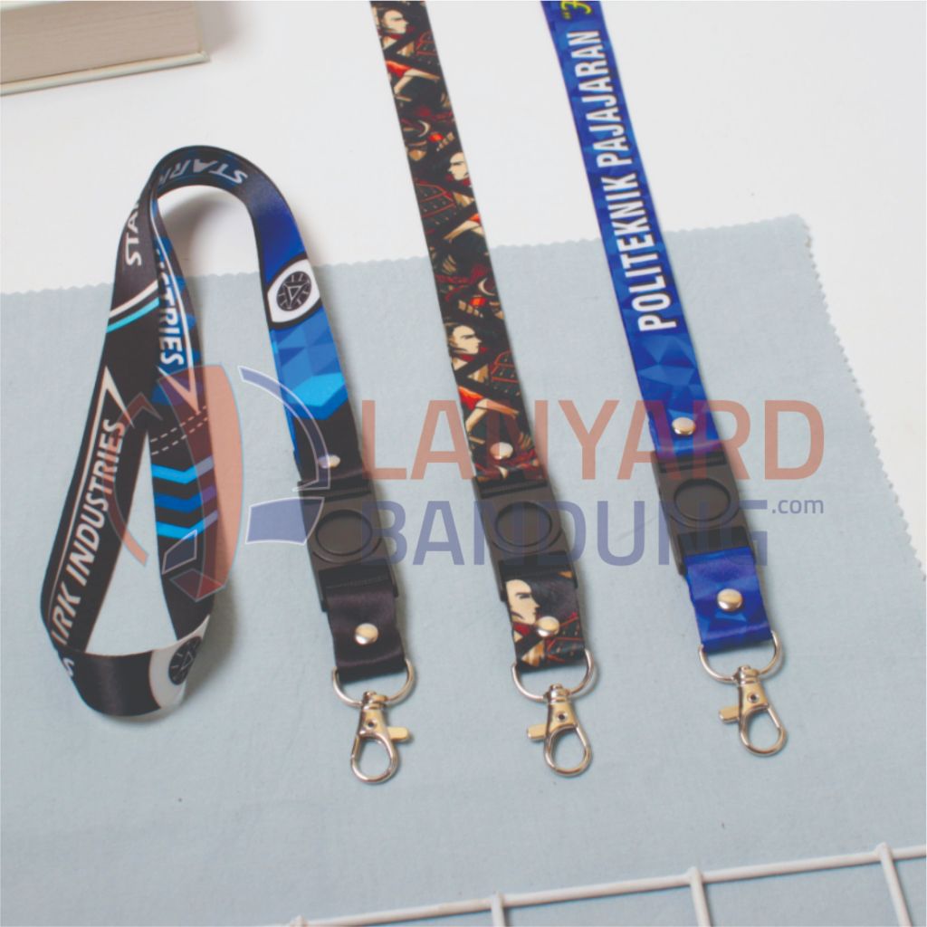 Jual Lanyard Sublim Printing Ukuran Cm Desain Custom Gantungan Idcard