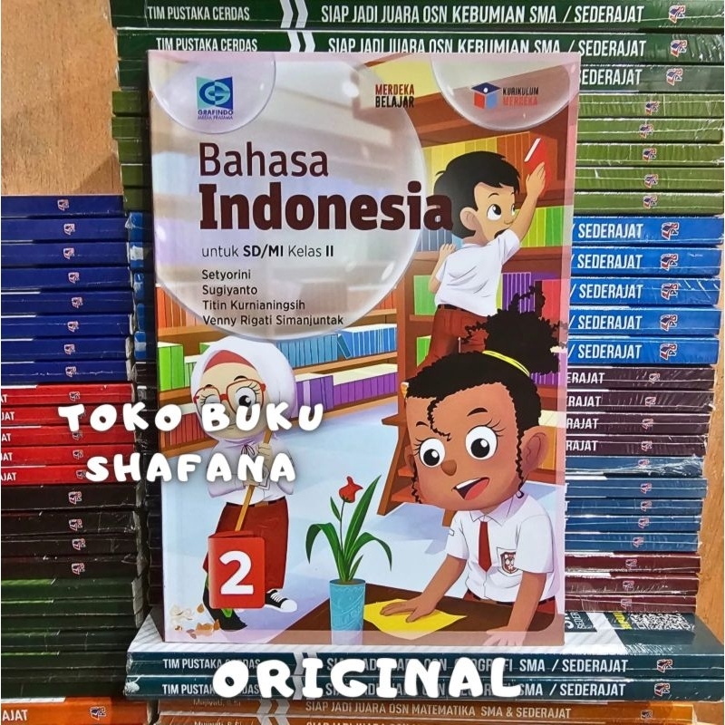 Jual Buku Bahasa Indonesia Kelas 1 2 3 4 5 6 SD Grafindo Kurikulum