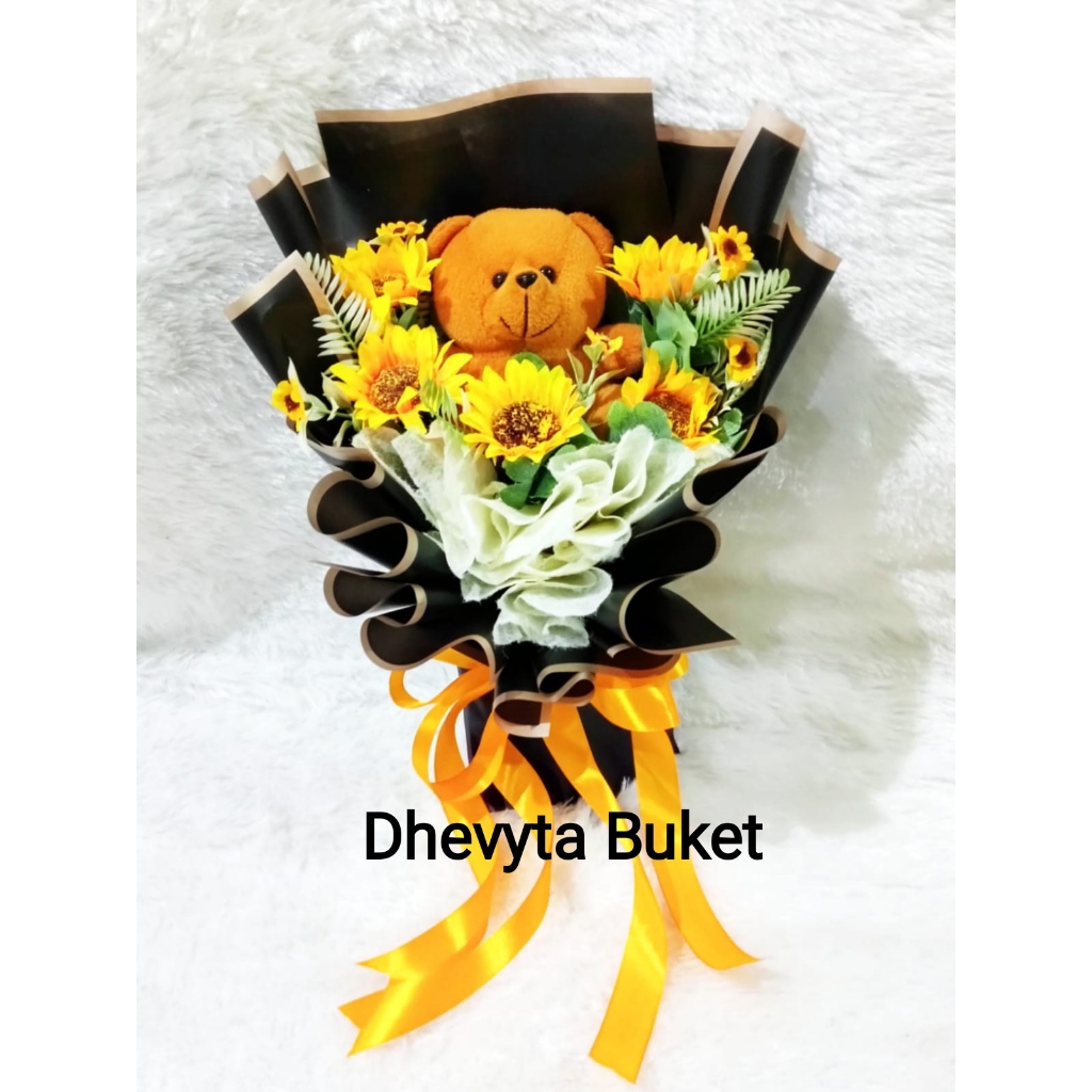 Jual Buket Bunga Wisuda Pria Wanita Buket Boneka Buket Ulang Tahun