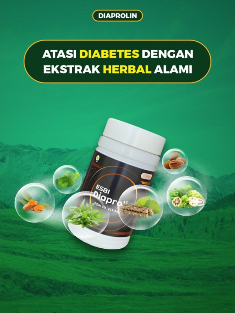 Jual Diaprolin Herbal Diabetes Kencing Manis Gula Darah Insulin