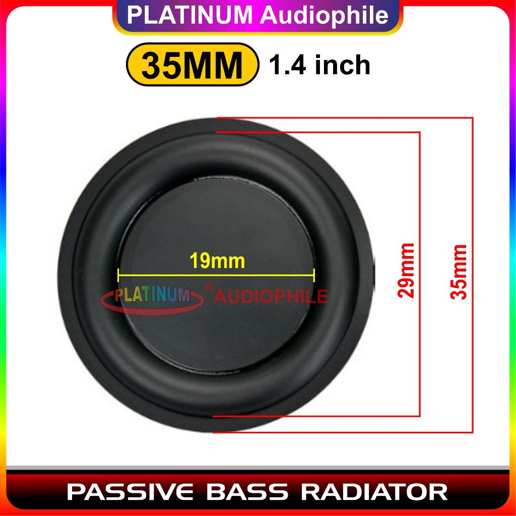 Jual Passive Bass Radiator Pasif Membran Subwoofer Mm Mm Mm Mm