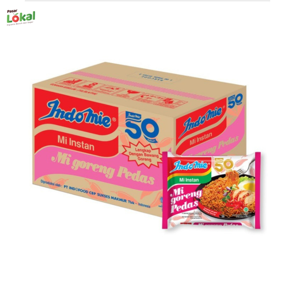 Jual Mie Instant Indomie Goreng Pedas Dus Karton Shopee Indonesia