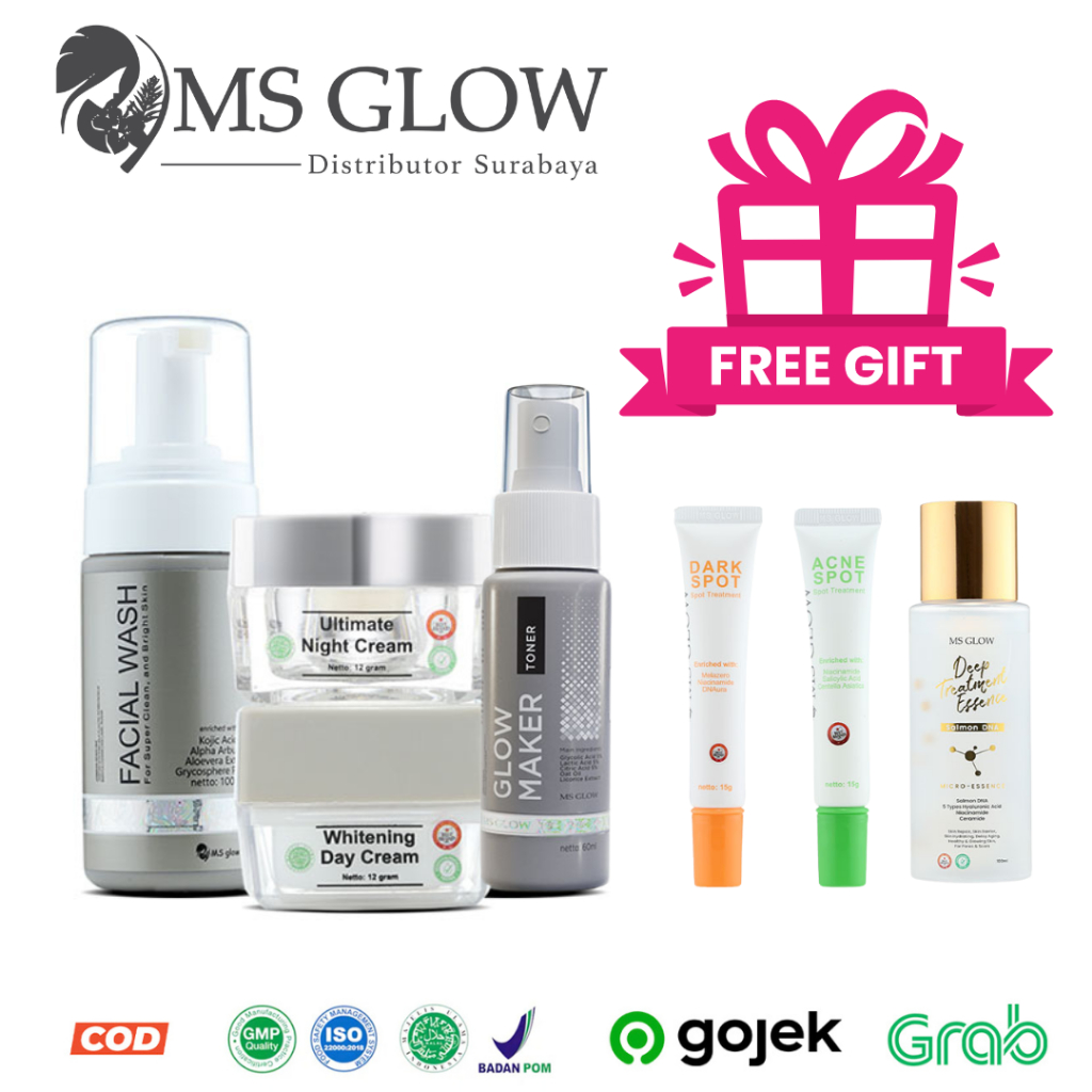 Jual Ms Glow Paket Ultimate Flek Free Pouch Totebag Shopee