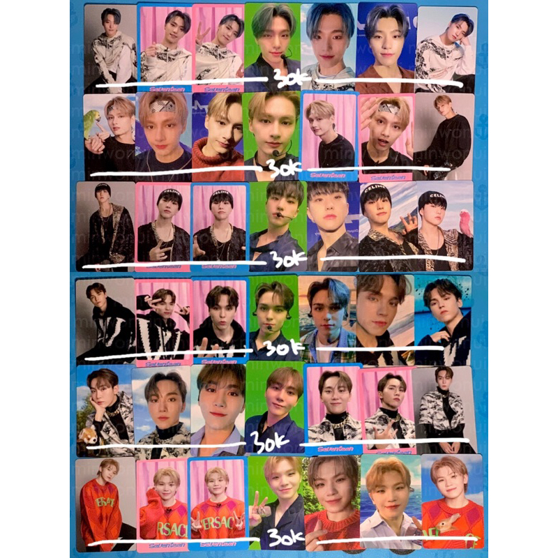 Jual Baca Deskripsi Custom Paper Svt Seventeen Mingyu Seungkwan