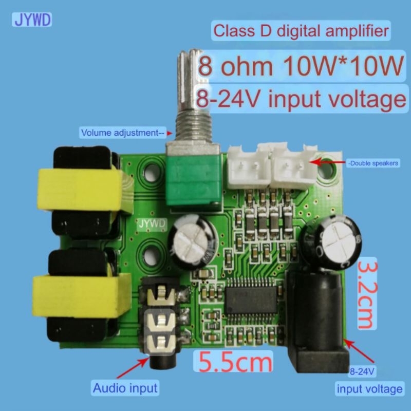 Jual TPA 311O D2 Dual Channel Stereo Power Amplifier Board Class D