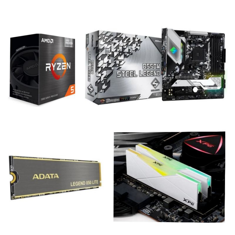 Jual Paket Processor Gaming Amd Ryzen G Box Motherboard Asrock