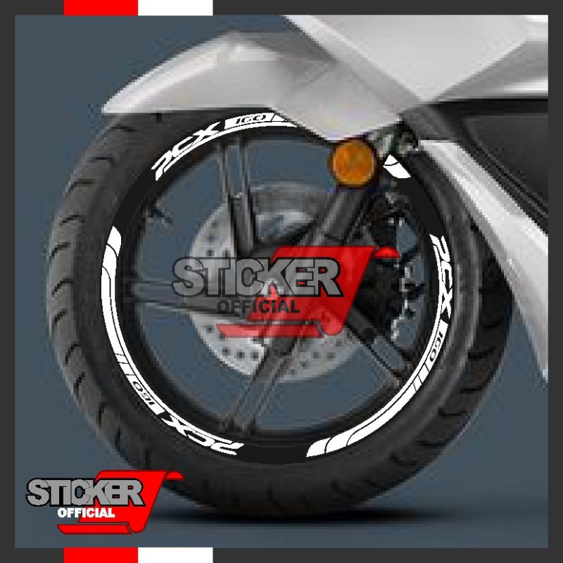 Jual Sticker Pelek Pcx Sticker Velg Pcx Ban Tire Depan