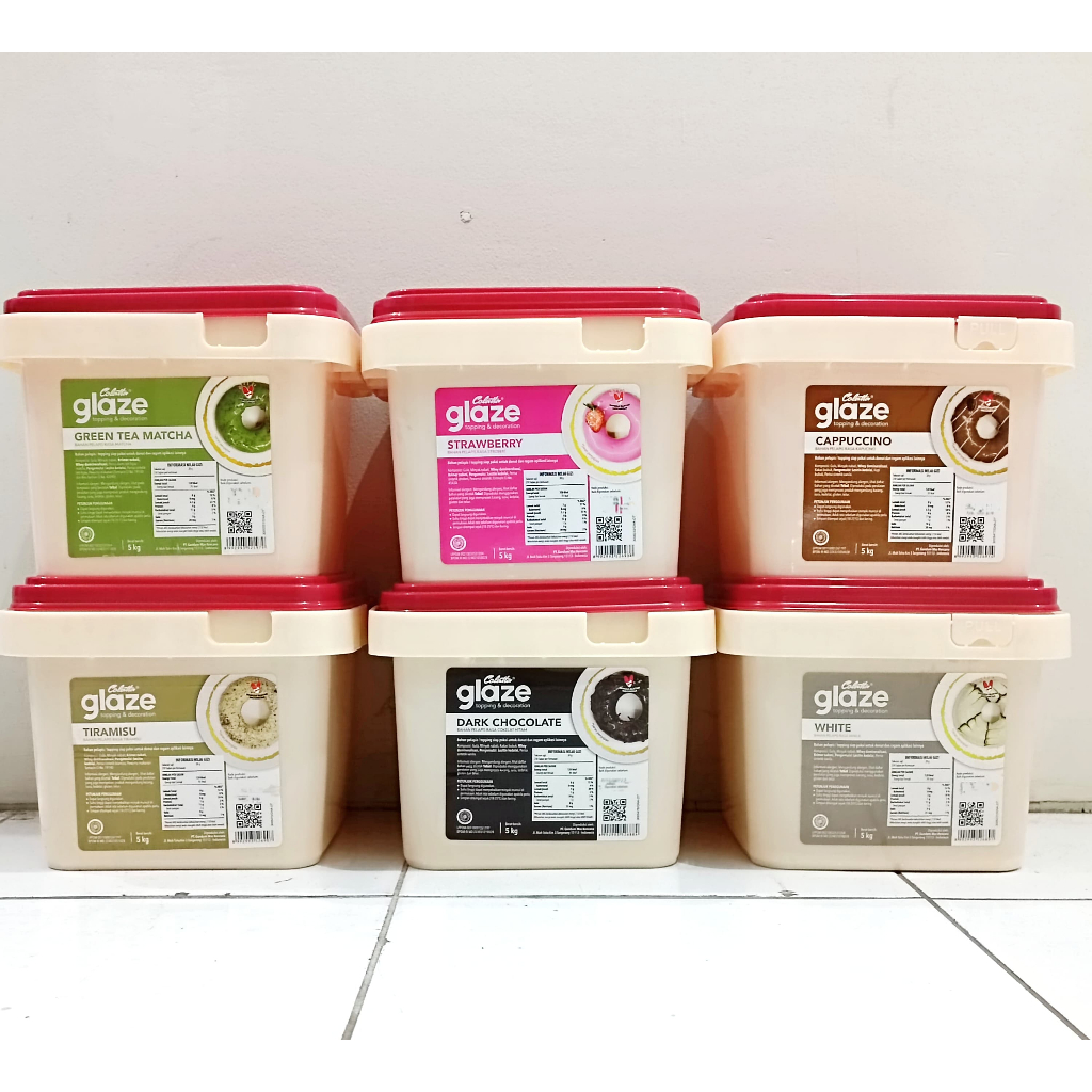 Jual COLATTA GLAZE REPACK 250GR STRAWBERRY TIRAMISU GREEN TEA