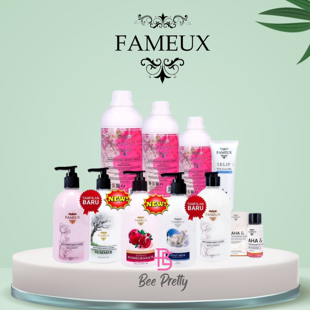 Jual Fameux All Produk Lengkap Whitening Body Bleaching Cream