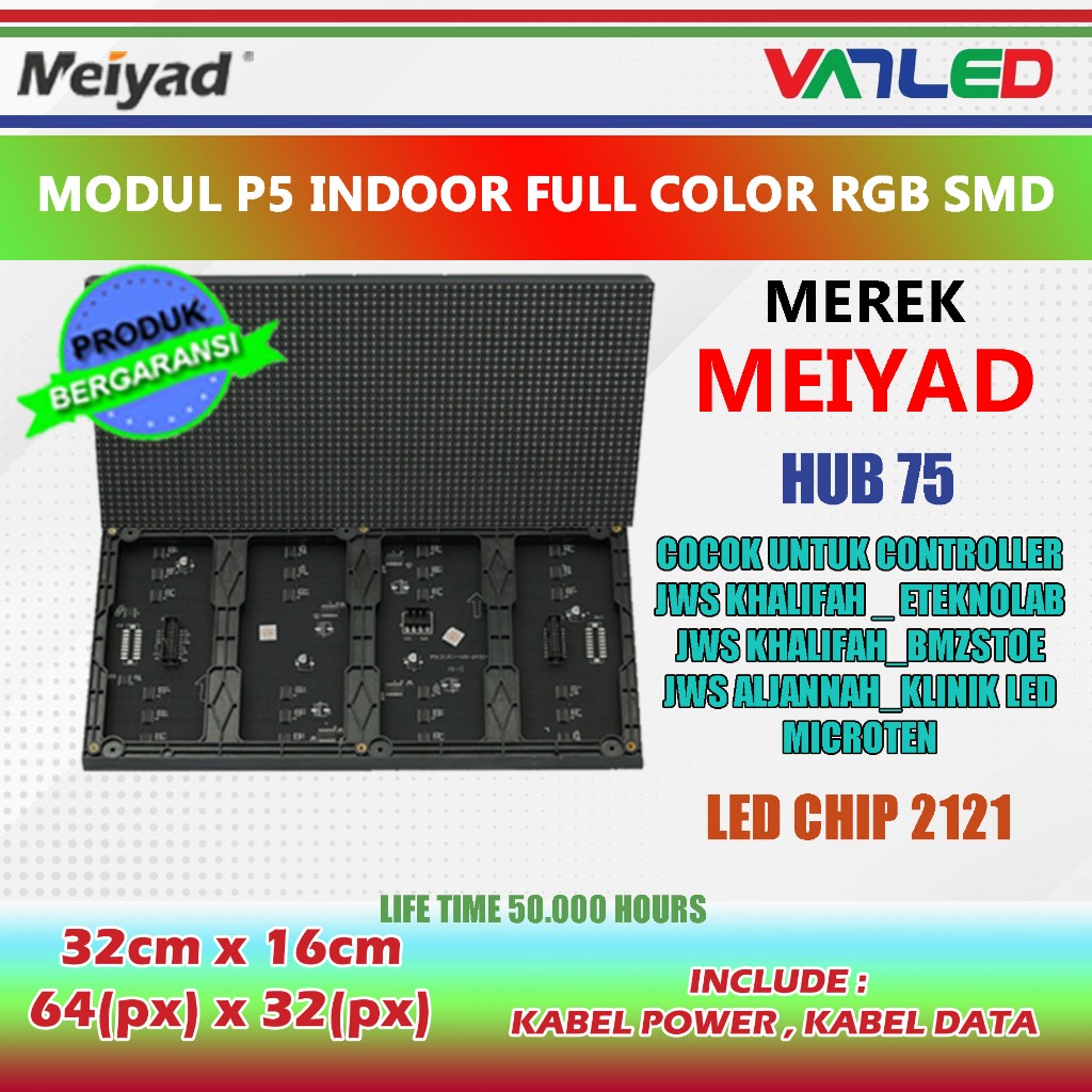 Jual Panel Modul Module Running Text Indoor P Full Color Rgb Smd