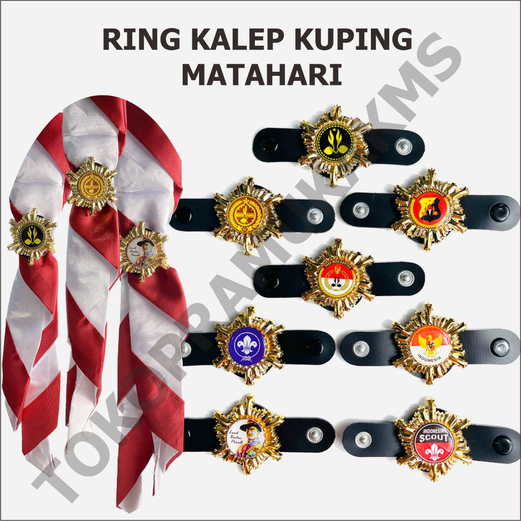 Jual Ring Pramuka Kalep Matahari Jepit Kacu Kolong Hasduk Gerakan