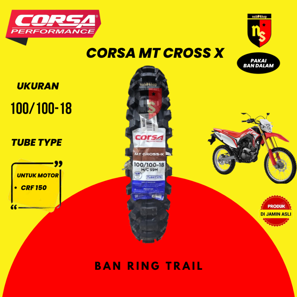 Jual Ban Corsa Mt Cross X Ring Klx Crf Yz Shopee Indonesia