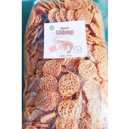 Jual Krupuk Udang Varian Bulat Besar Asli Enak Gurih Renyah Khas