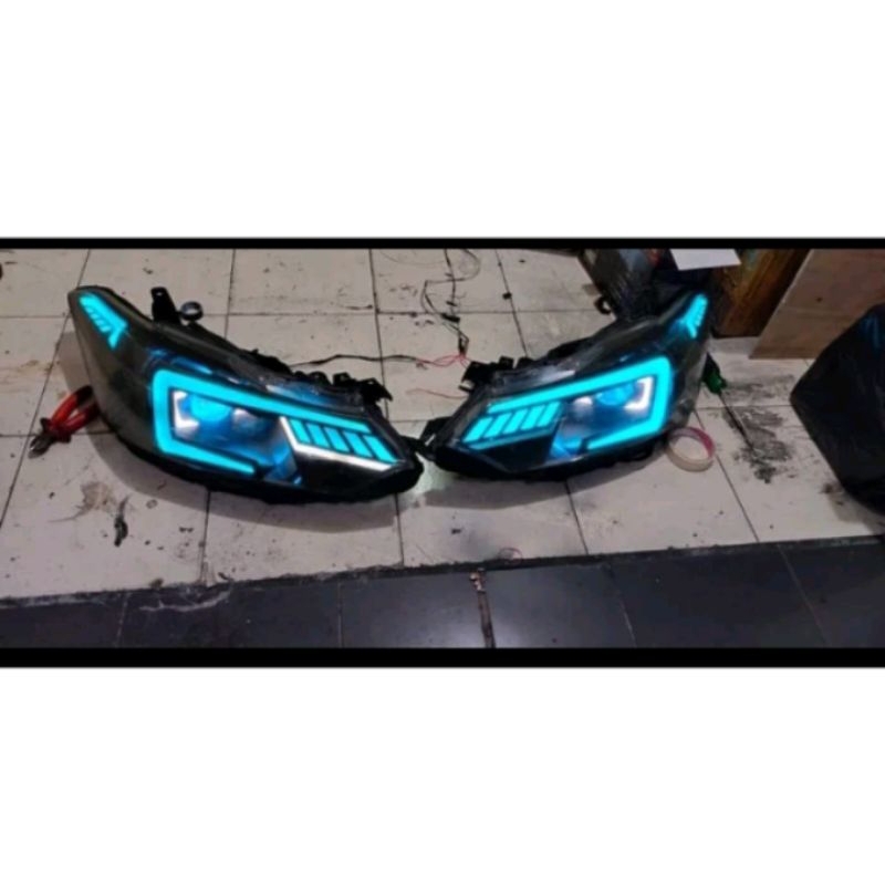 Jual Headlamp Vios Gen Castem Headlamp Projector Proji Biled Vios Gen