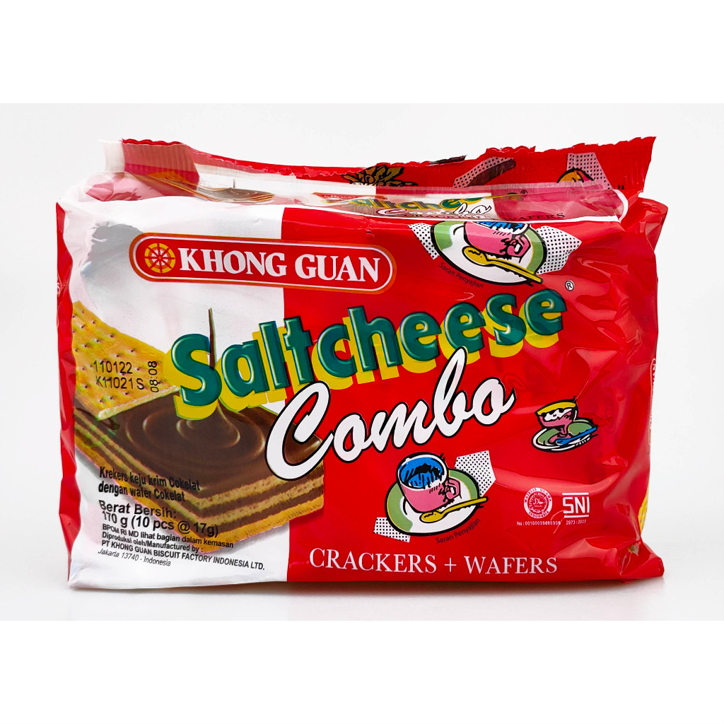 Jual Biskuit Kreker Wafer KHONG GUAN Saltcheese Combo Crackers Wafer