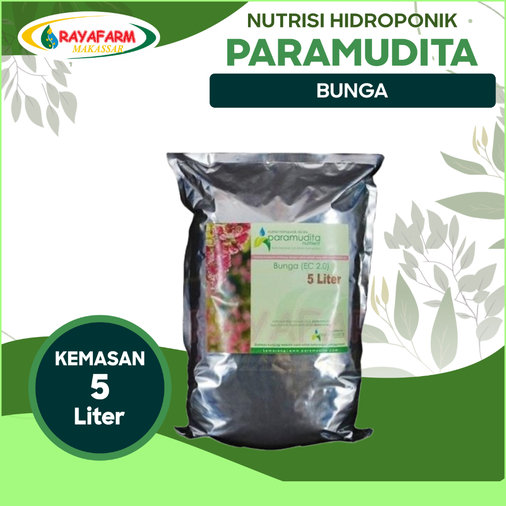 Jual Nutrisi Hidroponik Ab Mix Flower Paramudita Liter Shopee Indonesia