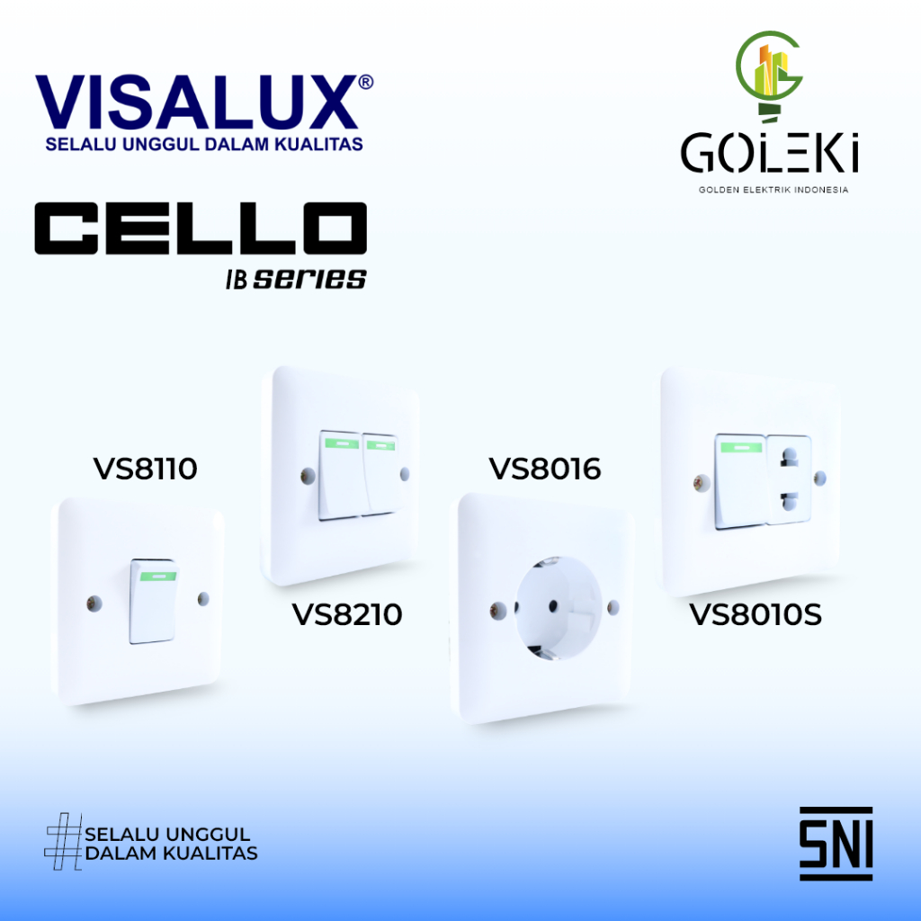 Jual Goleki Visalux Cello Saklar Dan Stop Kontak Switch Seri Ib Inbow