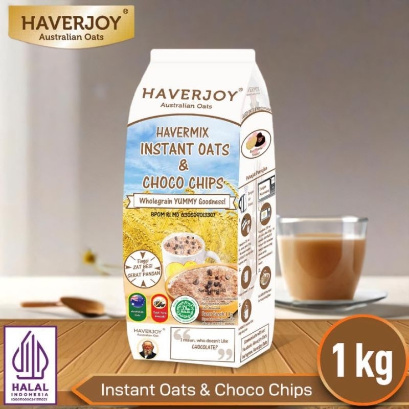 Jual Haverjoy Havermix Instan Oat Choco Chips Kg Shopee Indonesia