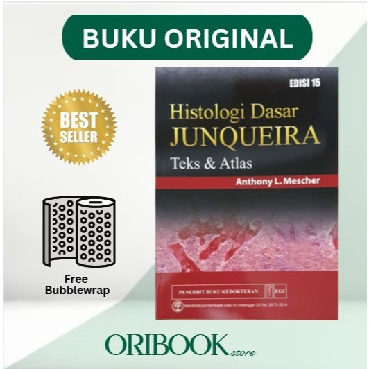 Jual ORIGINAL HISTOLOGI DASAR TEKS ATLAS JUNQUEIRA EDISI 15 ANTHONY