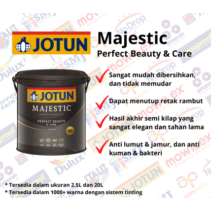 Jual CAT TEMBOK INTERIOR JOTUN MAJESTIC PERFECT BEAUTY 2 5L Shopee