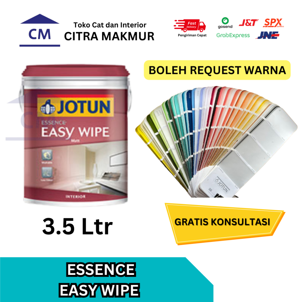 Jual Jotun Essence EASY WIPE 3 5 Ltr Bisa Request Warna Dan Custom