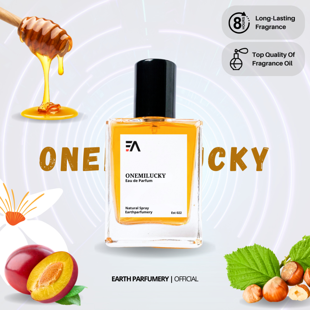 Jual Earth Parfum ONEMILUCKY Parfum Pria Wangi Tahan Lama Aroma Soft