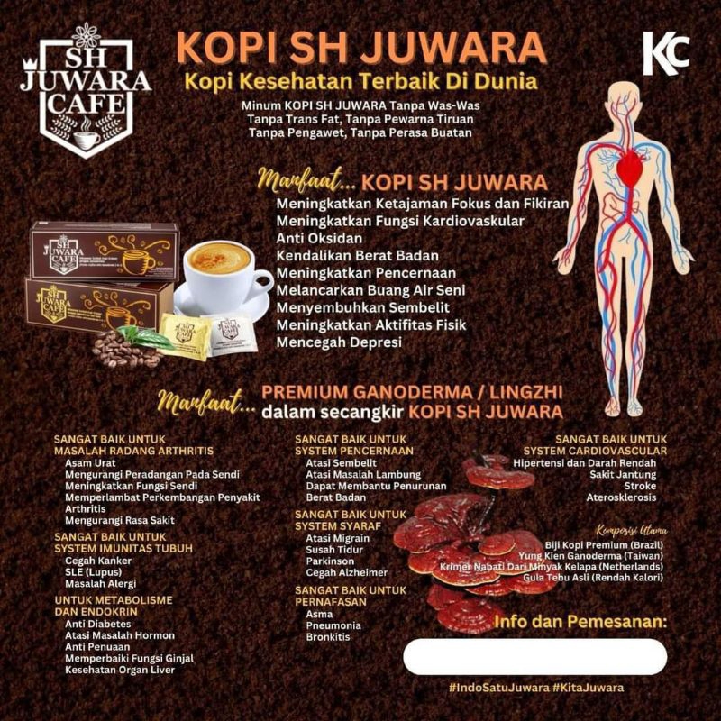 Jual Bisa Cod Kopi Sh Juwara Cafe Ecer Per Sachet Box Isi