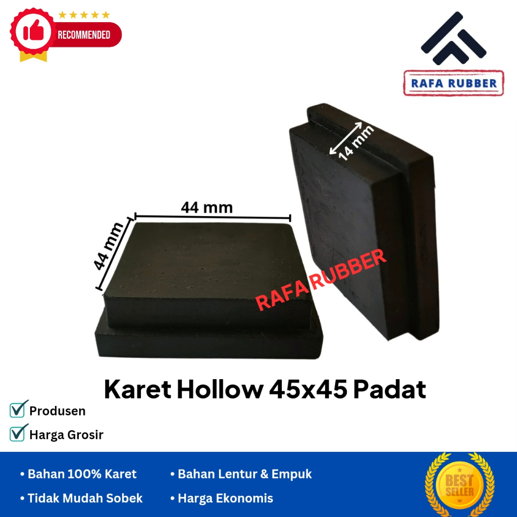 Jual Karet Hollow X Full Padat Kaki Meja Rak Kursi Besi Hollow