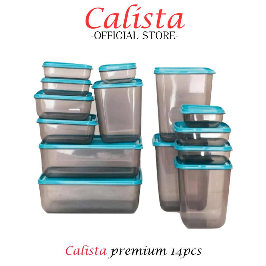 Jual TOPLES FOOD KONTAINER SET CALISTA OTARU SMOKE SEALWARE 14PCS