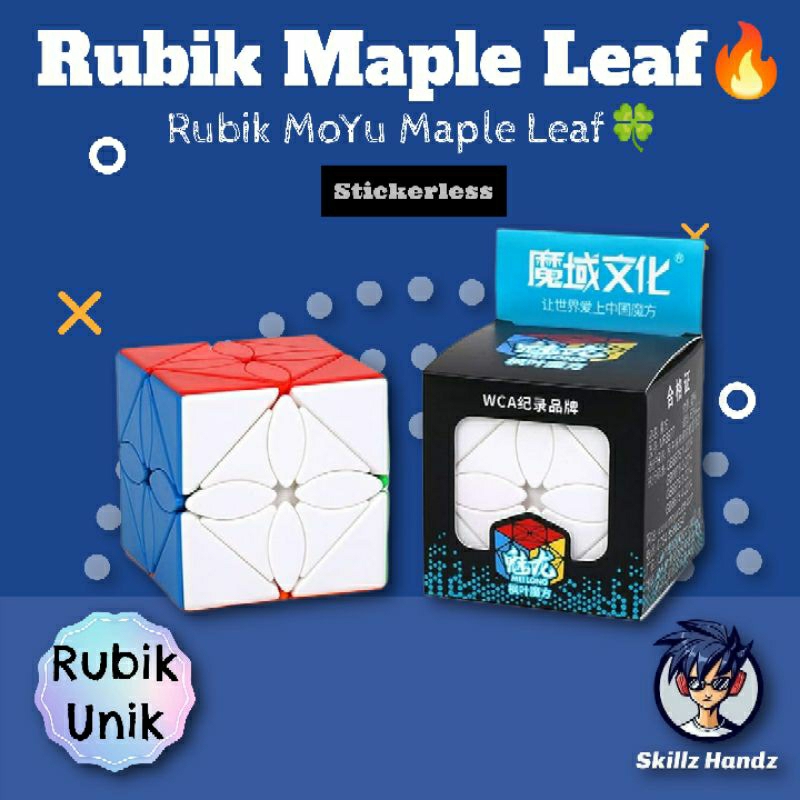 Jual Rubik Moyu Maple Leaf Stickerless Rubik Unik Shopee Indonesia