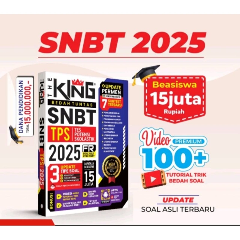 Jual Buku Tes Skolastik Kognitif Intens The King Tps Snbt By