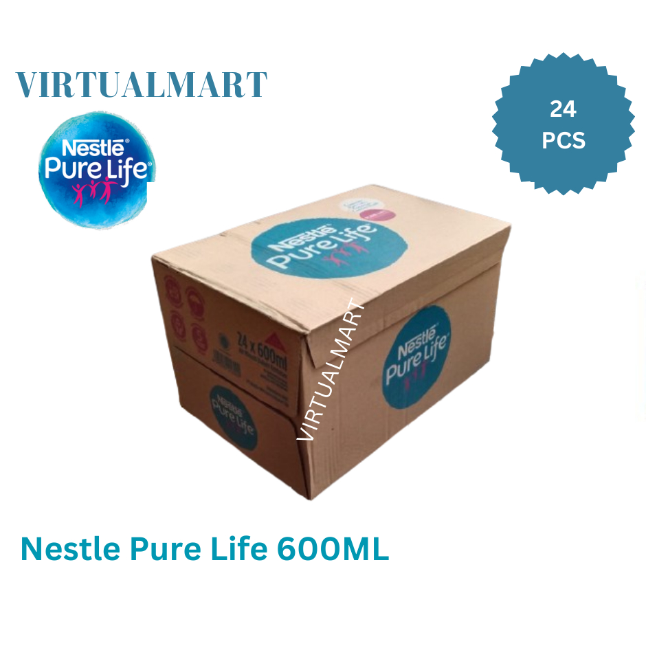 Jual Nestle Pure Life Air Mineral Kemasal Botol 600 Ml 24 Pcs Per