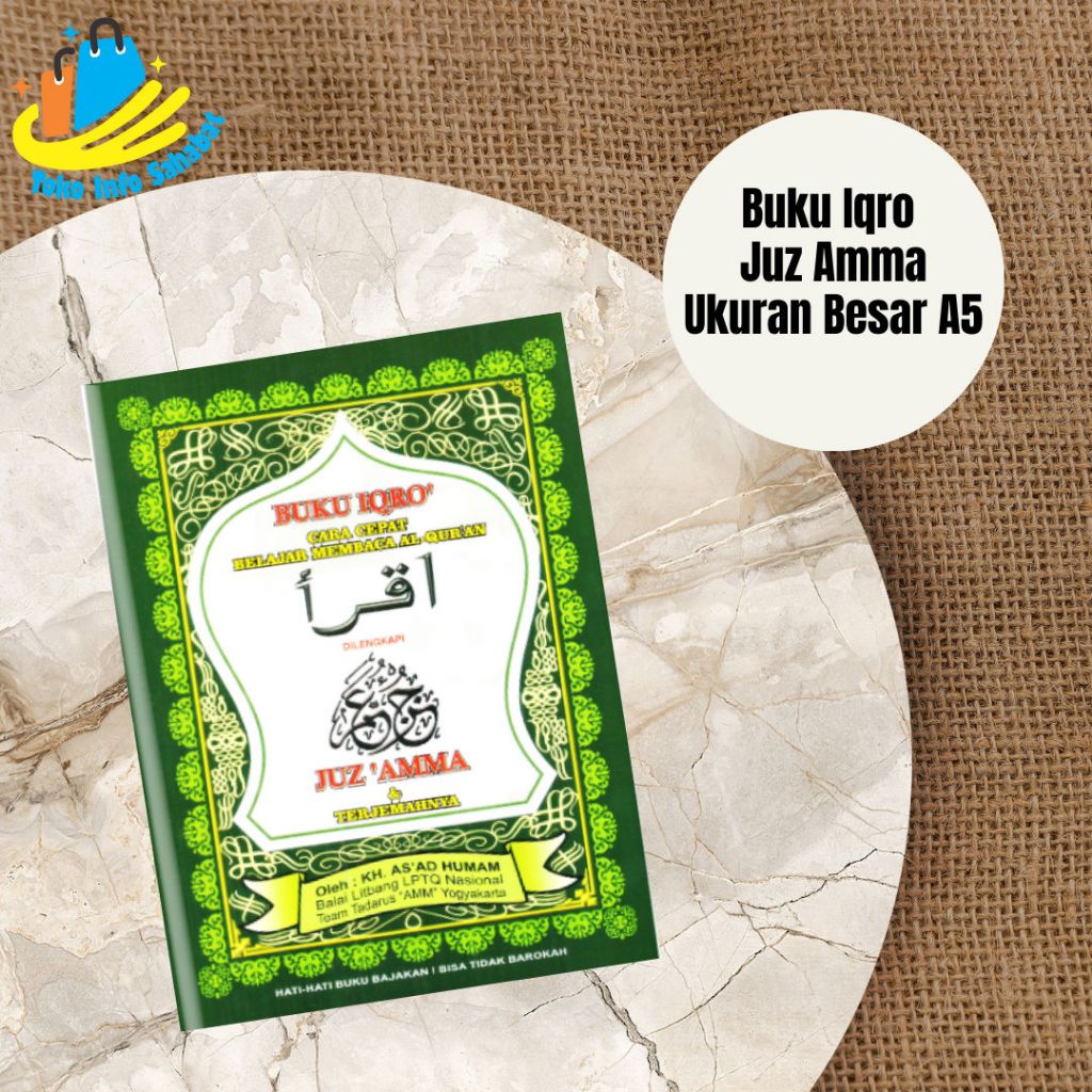 Jual Buku Iqro Hijau Di Lengkapi Juz Amma Terjemah Ukuran Besar A5