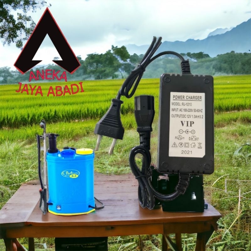 Jual Cas Aki Power Charger Sprayer Elektrik V A Charger Accu Ces