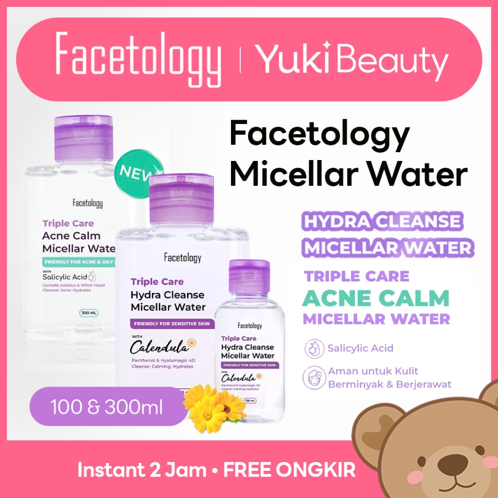 Jual Manado Facetology Micellar Water ACNE Triple Care Hydra