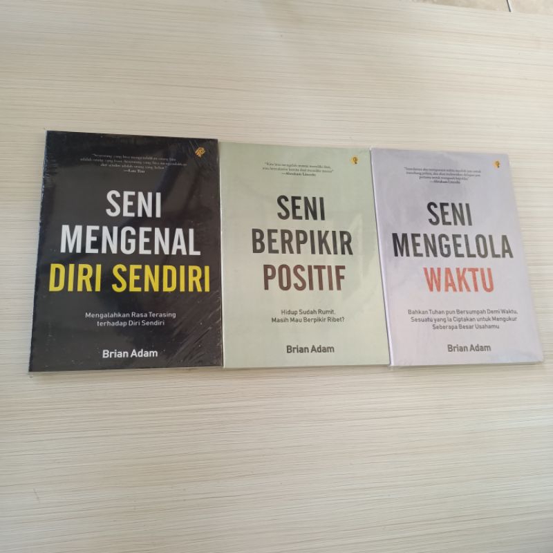 Jual Paket Buku Seni Berpikir Positif Seni Mengelola Waktu Seni