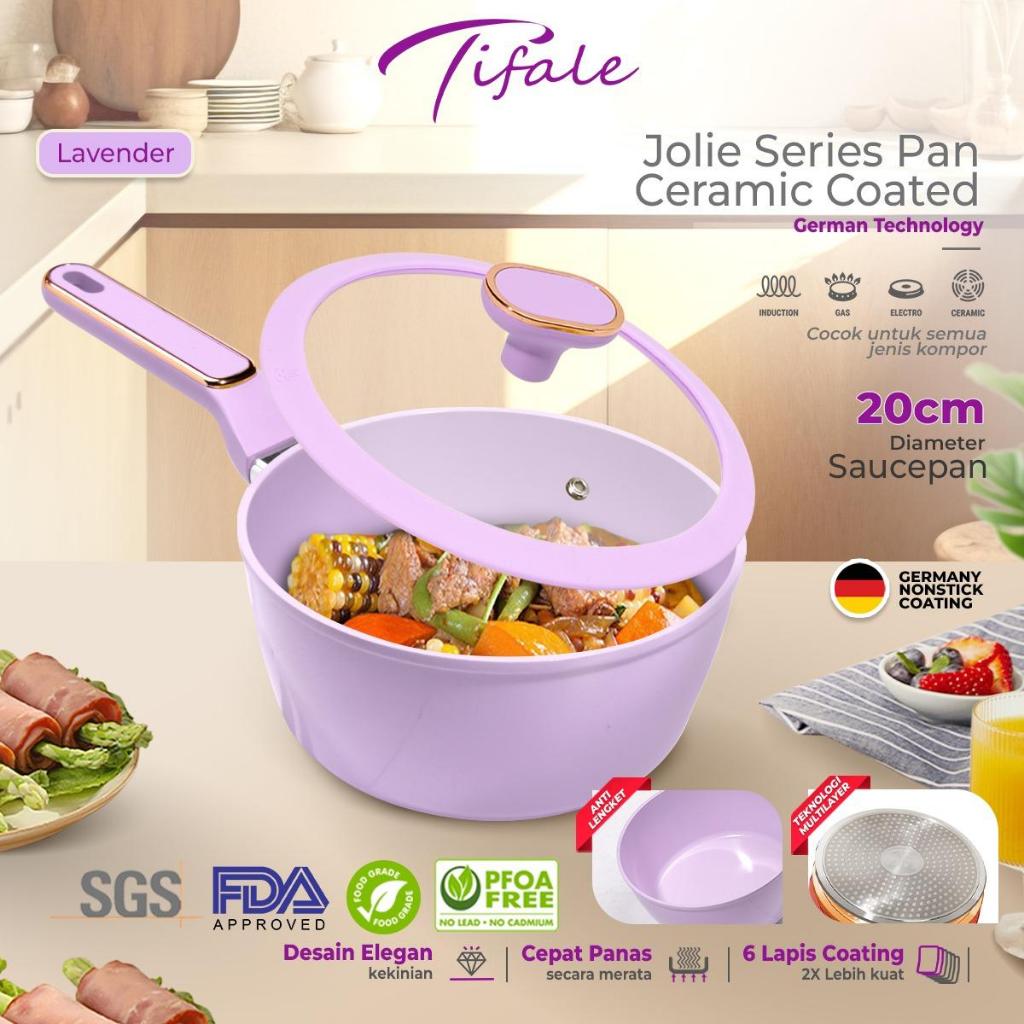 Jual Tifale By Hongzhuo Aesthetic Jolie Sauce Pan 20CM Lavender Panci