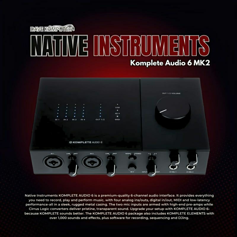 Jual Native Instruments Komplete Audio Mk Usb Audio Interface