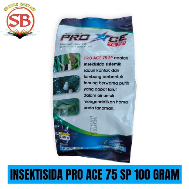 Jual INSEKTISIDA PRO ACE 75 SP SPESIAL RACUN ULAT SISTEMIK 100 GRAM