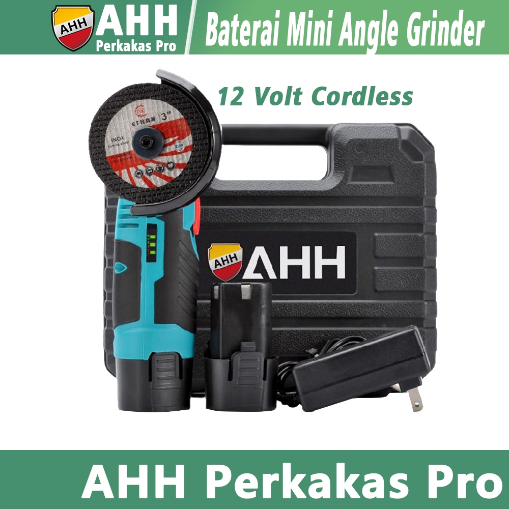 Jual AHH Perkakas Angle Grinder Mini 12v Cordless Elektrik Mesin