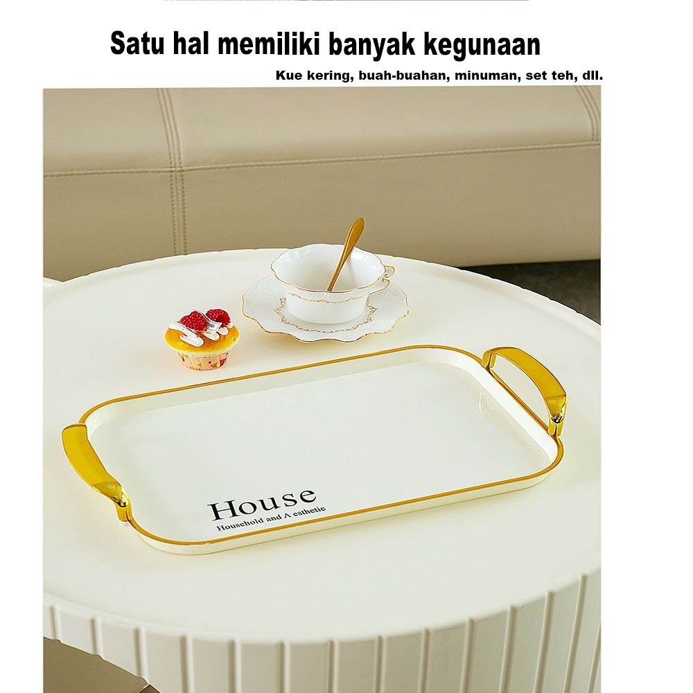 Jual Aesthetic Tray Nampan Acrylic Nampan Luxury Nampan Mewah Elegan