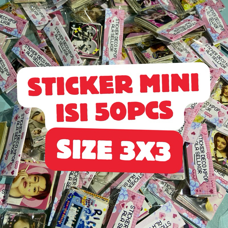 Jual Isi Pcs X Mini Sticker Freebies Kpop Nct Dream Aespa Bts