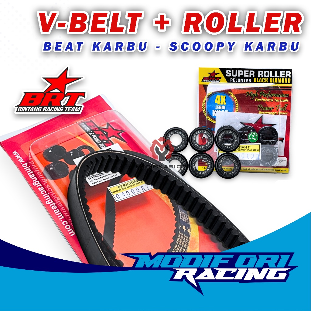 Jual Brt Roller Vbelt Beat Karbu Vanbelt Roller Scoopy Karbu Spacy