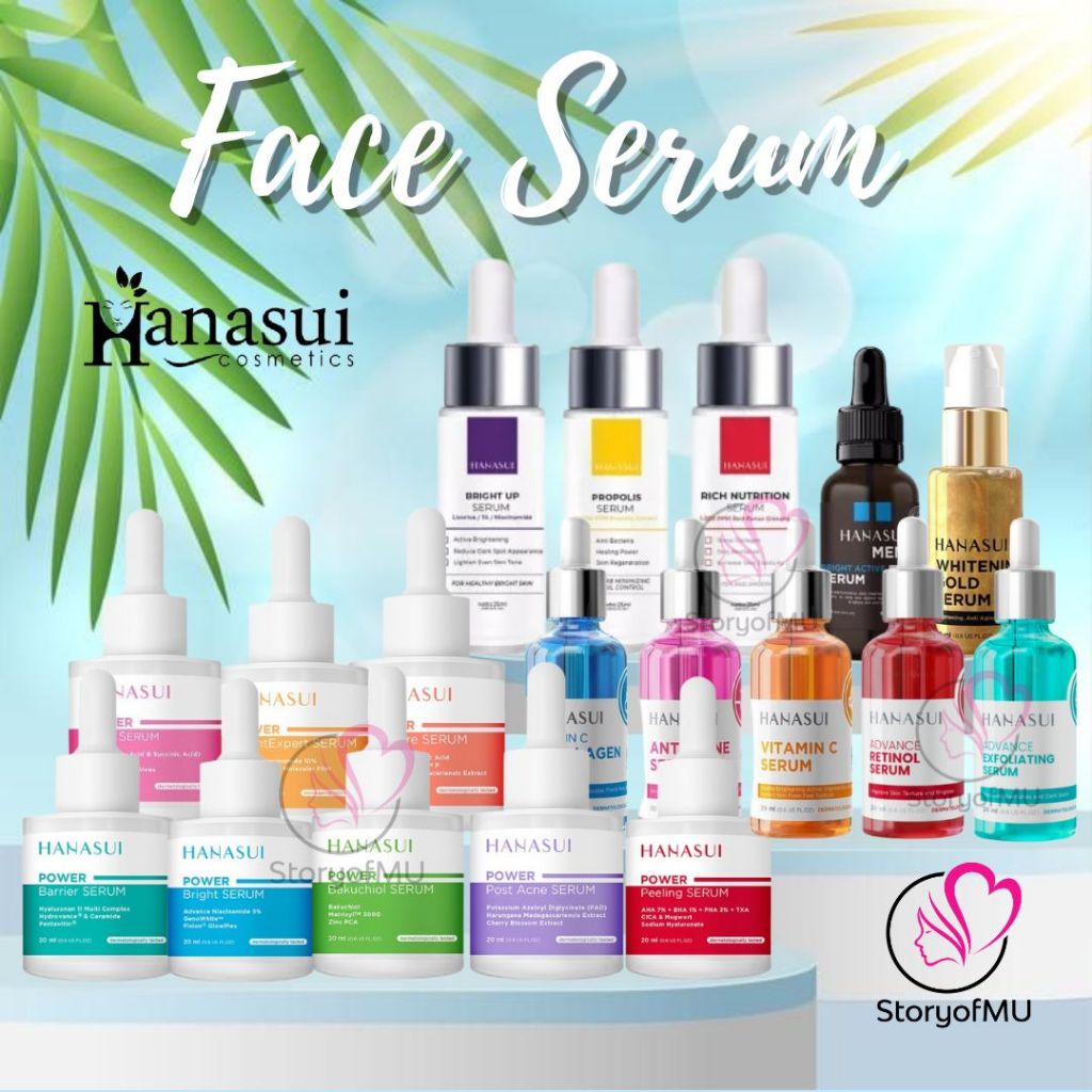 Jual Hanasui Face Serum Whitening Gold Vitamin C Collagen Anti