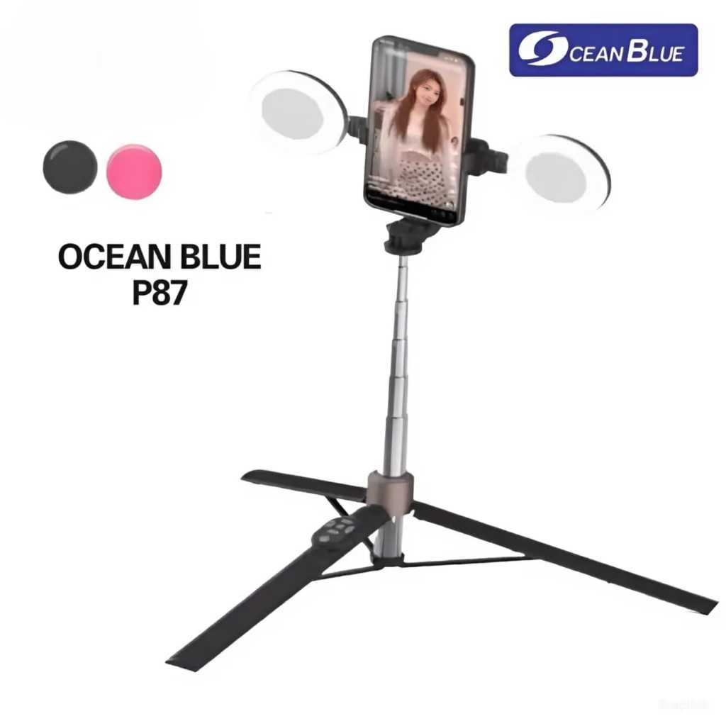 Jual Tripod Bluetooth Tongsis Holder Hp P Dual Lampu Led Selfie Stick