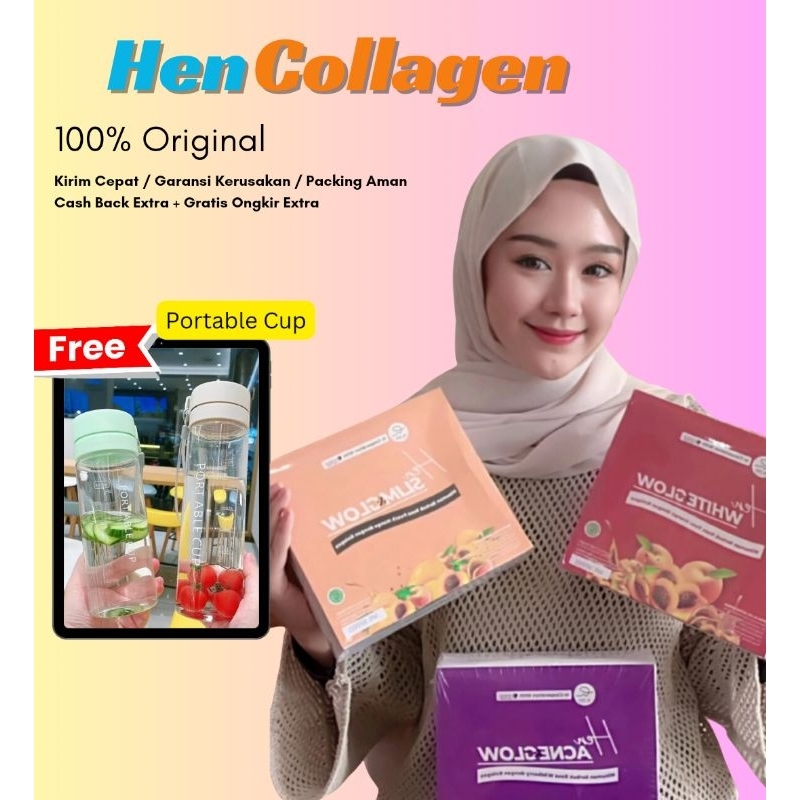 Jual Dr Hen Collagen Minuman Kolagen 12000iu DNA Salmon L GLUTATHIONE