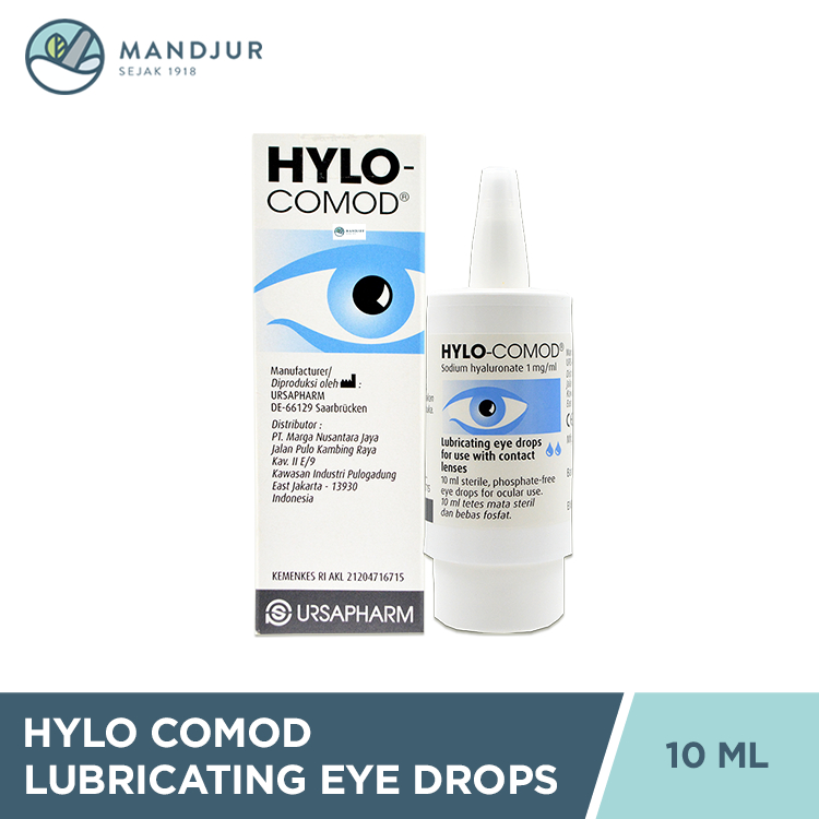 Jual Hylo Comod Lubricating Eye Drops 10 ML Obat Tetes Mata Kering