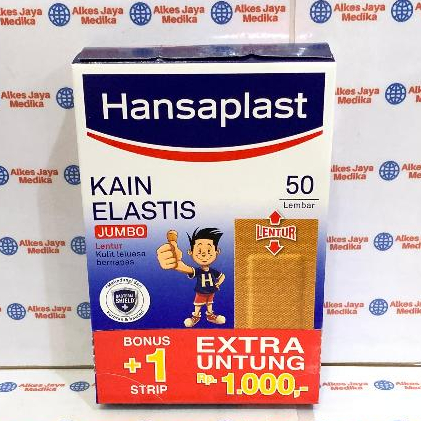 Jual Hansaplast Kain Elastis Jumbo 50 Lembar Shopee Indonesia