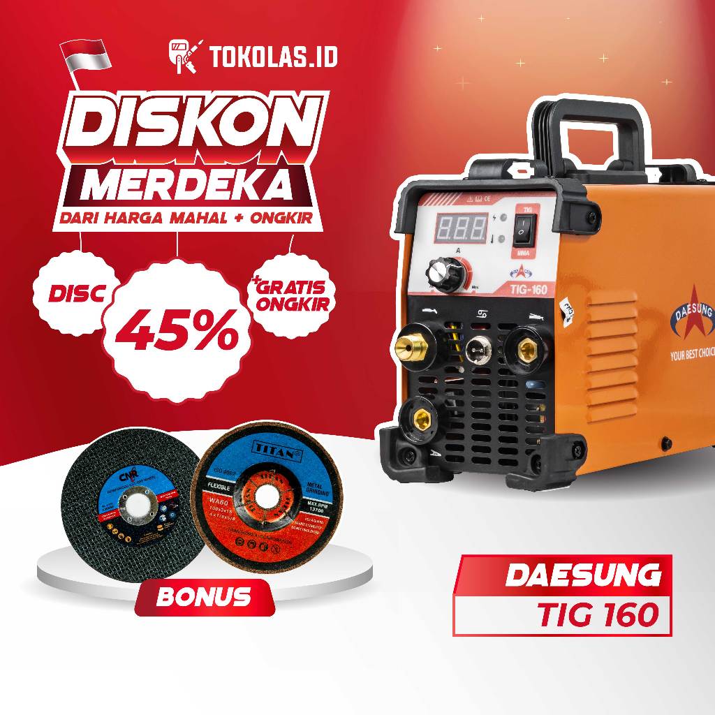 Jual Mesin Travo Trafo Las Argon Inverter Welding Daesung Tig A